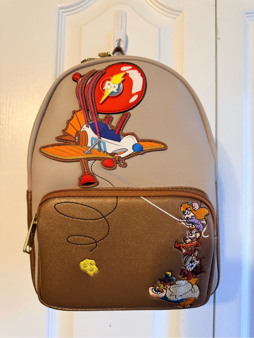 Loungefly Rescue Rangers Mini Backpack with wallet